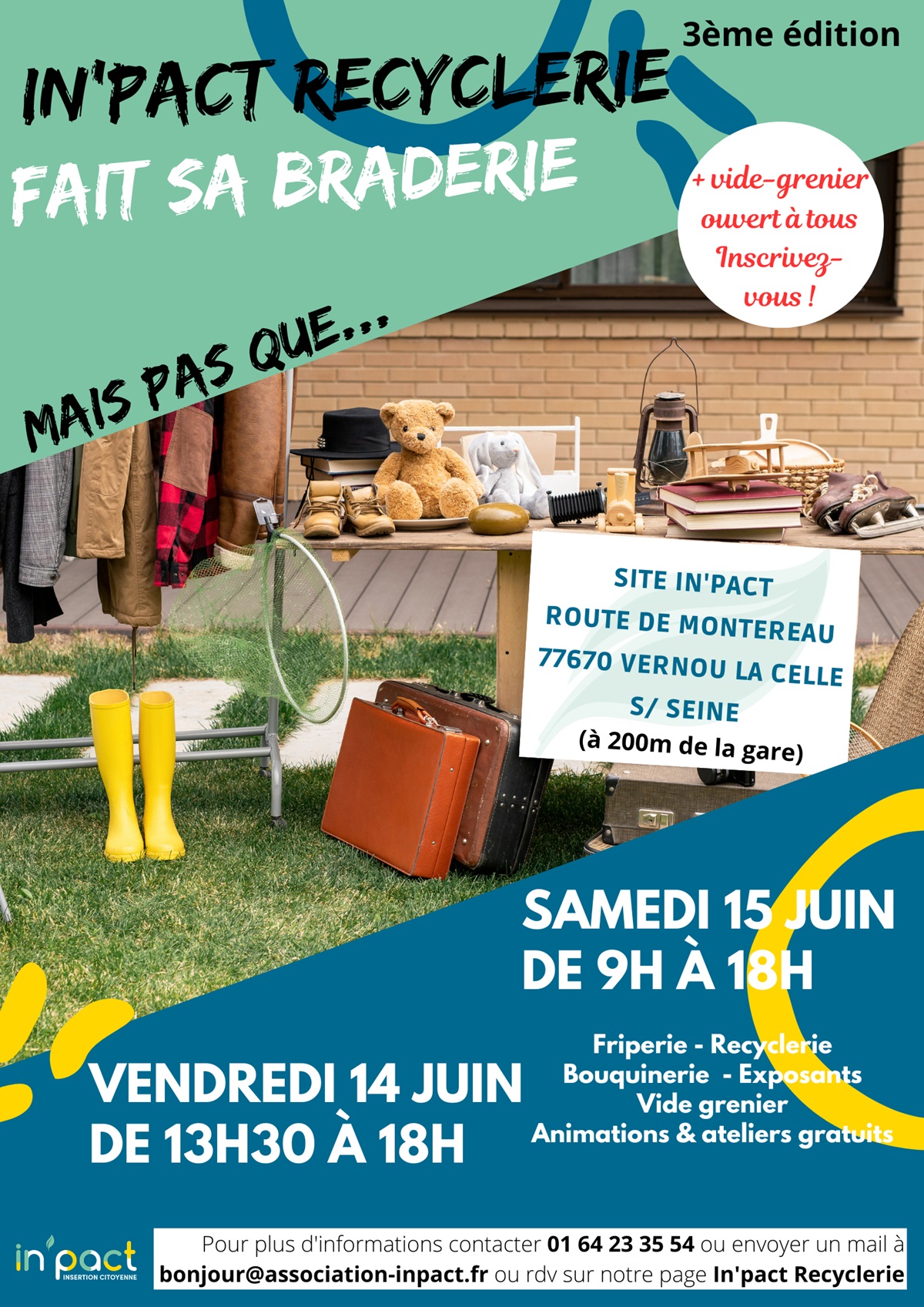 Affiche Braderie 15 juin 2024